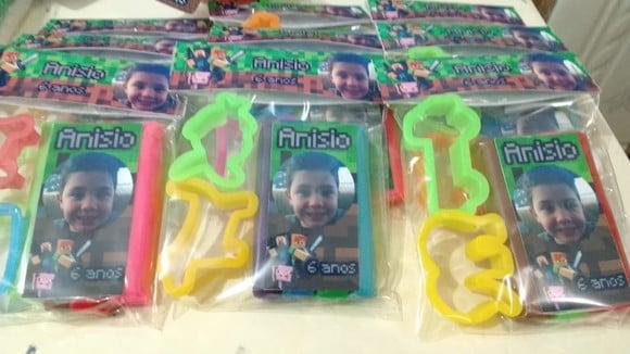 Kit Massinha e Molde Minecraft