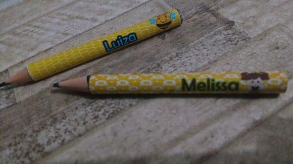 Mini Lápis Personalizado Abelhinha