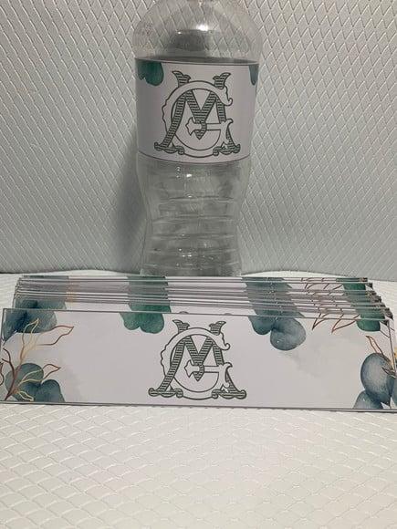 Rotulo Adesivo para Água Personalizado Casamento