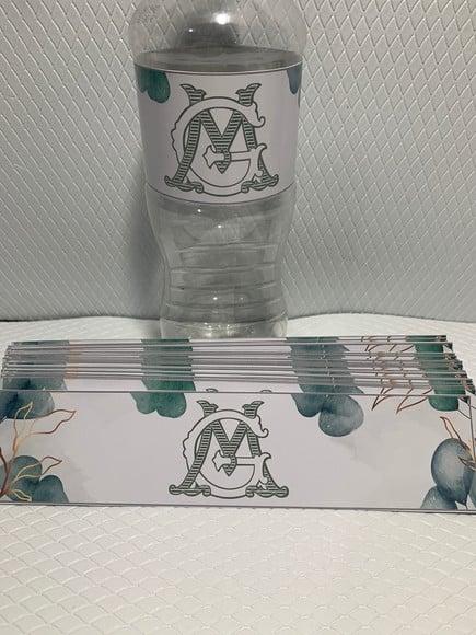 Rotulo Adesivo para Água Personalizado Casamento