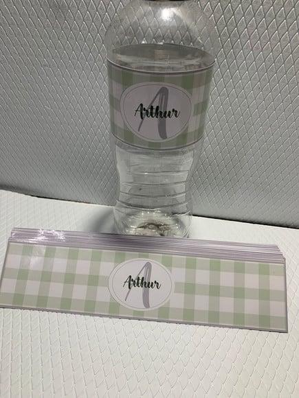 Rotulo Adesivo para Água Personalizado Maternidade