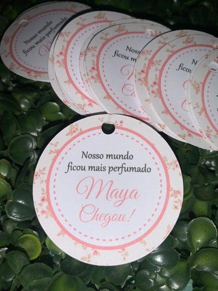 Tag de Agradecimento Frente e Verso