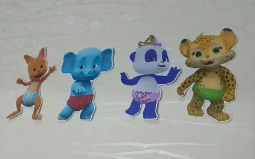 Aplique para Minitubete Personalizado com Plaquinha com Nome