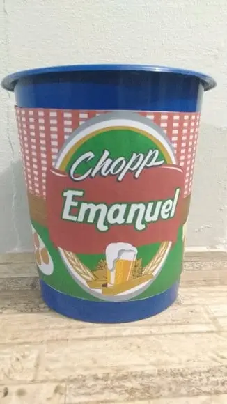 Baldinho para pipoca 1,lt Personalizado