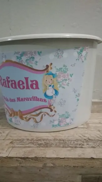 Baldinho para pipoca 1,5lt Personalizados