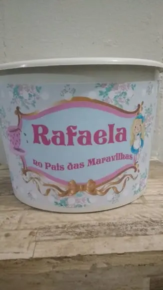 Baldinho para pipoca 1,5lt Personalizados
