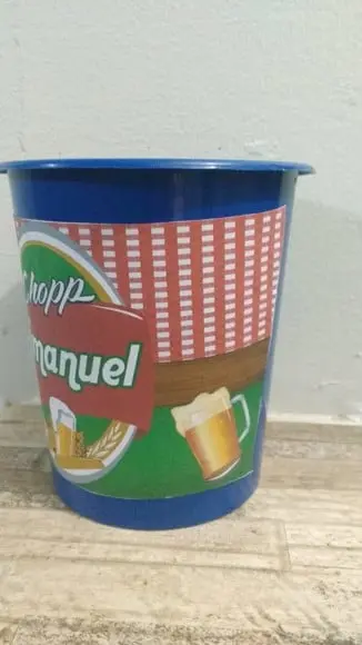 Baldinho para pipoca 1,lt Personalizado