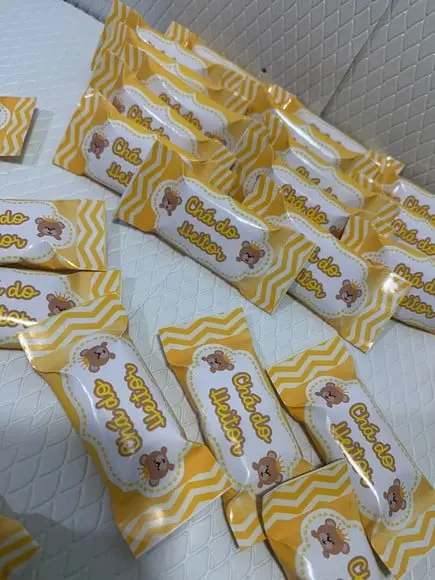 Balinha Personalizada Chá de Fralda Ursinho