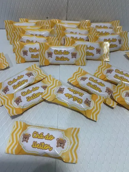 Balinha Personalizada Chá de Fralda Ursinho
