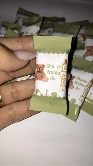 Balinha Personalizada Chá de Fralda