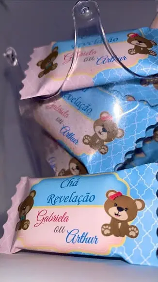 Balinha Personalizada Chá revelação