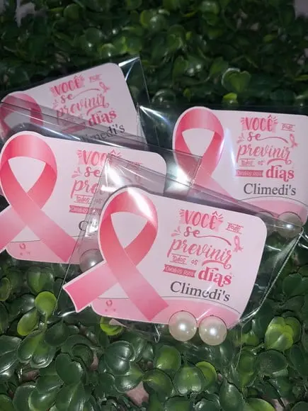 Brinco Personalizado Outubro Rosa