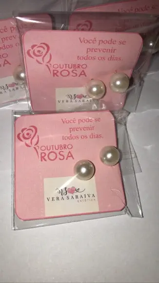 Brinco Personalizado Outubro Rosa