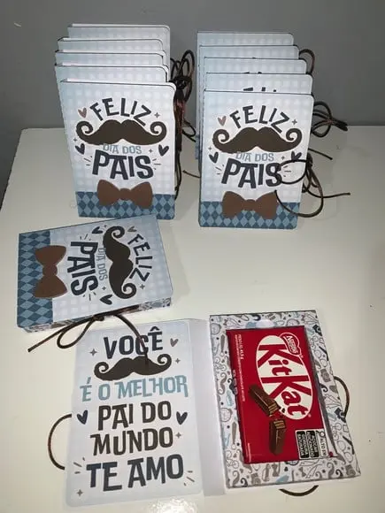 Caixa para Kit Kat Dia dos Pais