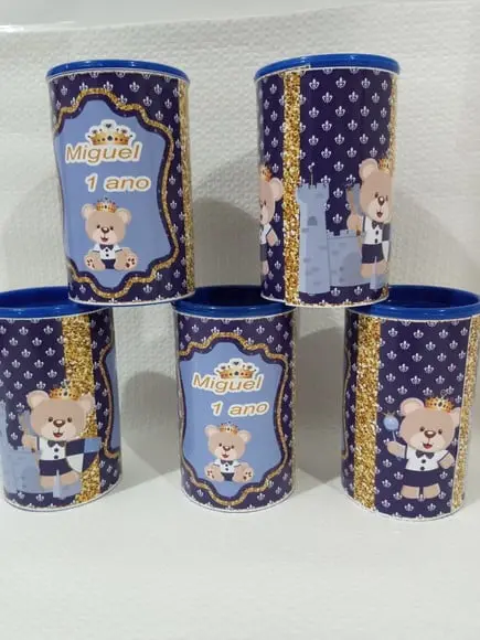 Cofrinho Personalizado Urso Principe