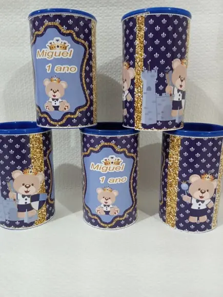 Cofrinho Personalizado Urso Principe