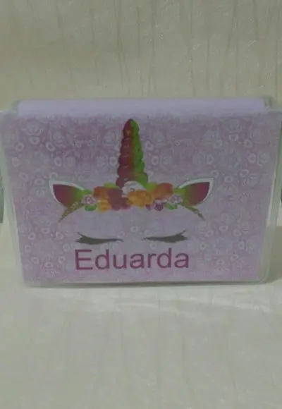 Estojo de Pintura 18 Peças Unicórnio