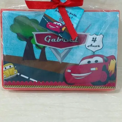 Estojo de Pintura Aquarela Carros