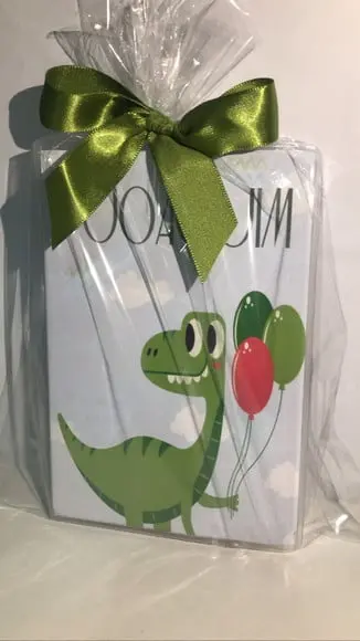 Estojo de Pintura Aquarela Dinosauro