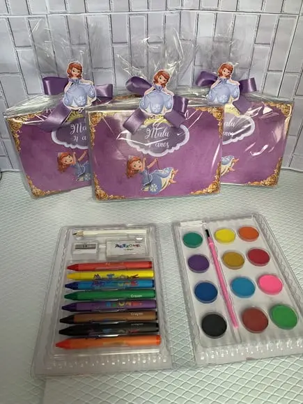 Estojo de Pintura Aquarela Princesa Sofia