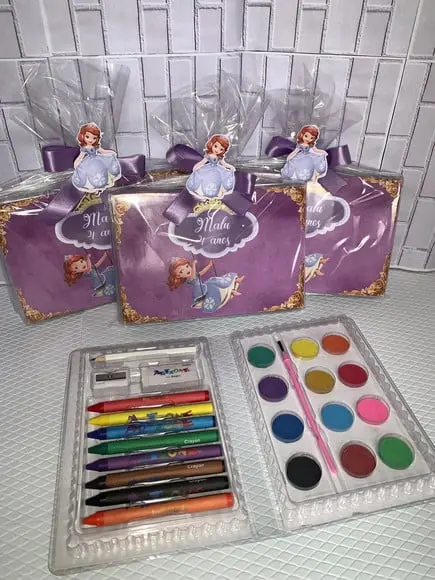 Estojo de Pintura Aquarela Princesa Sofia