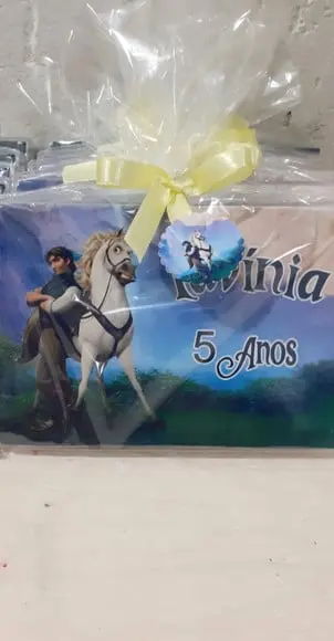 Estojo de Pintura Aquarela Rapunzel
