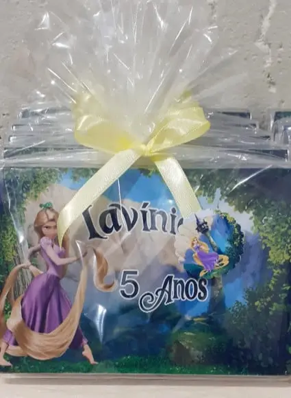 Estojo de Pintura Aquarela Rapunzel