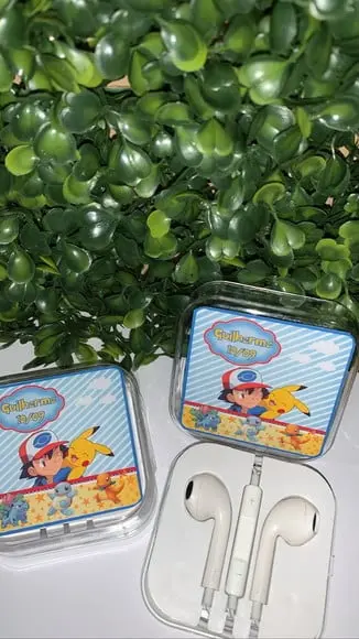 Fone de Ouvido Personalizado Pokemon