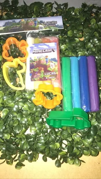 Kit Massinha e Molde Minecraft