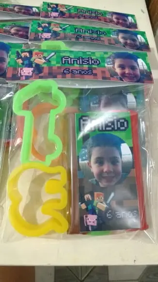 Kit Massinha e Molde Minecraft