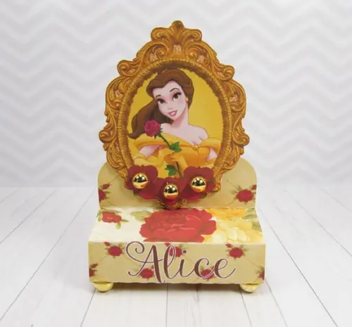 Porta Bis Duplo Personalizado a Bela e a Fera