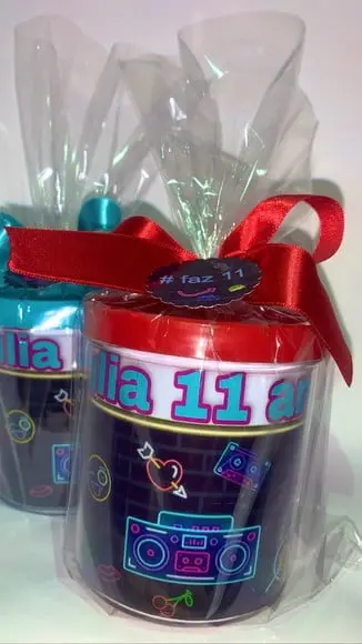 Porta Lápis em Acrílico Personalizado Neon