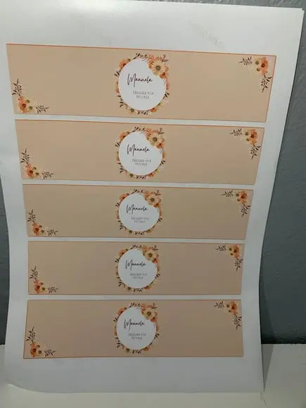 Rotulo Adesivo para Água Personalizado