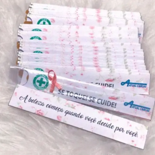 Porta Lixa De Unha Outubro Rosa