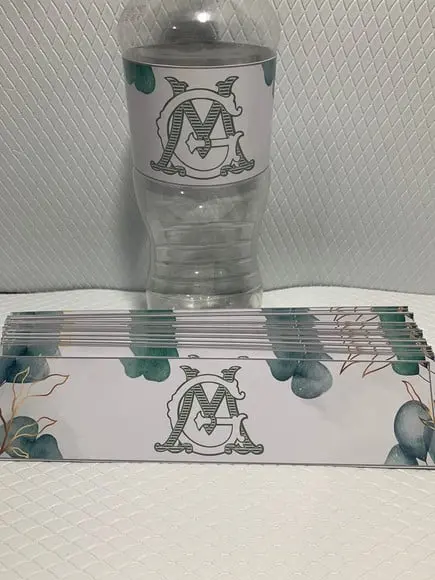 Rotulo Adesivo para Água Personalizado Casamento