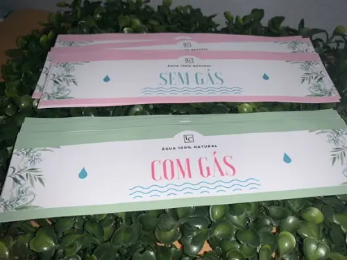 Rotulo Adesivo para Água Personalizado Festa