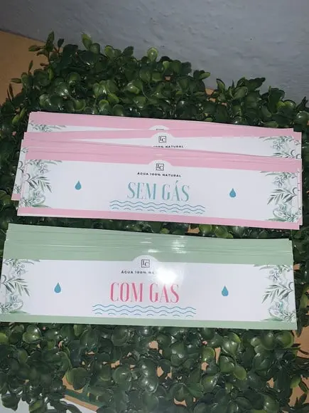 Rotulo Adesivo para Água Personalizado Festa