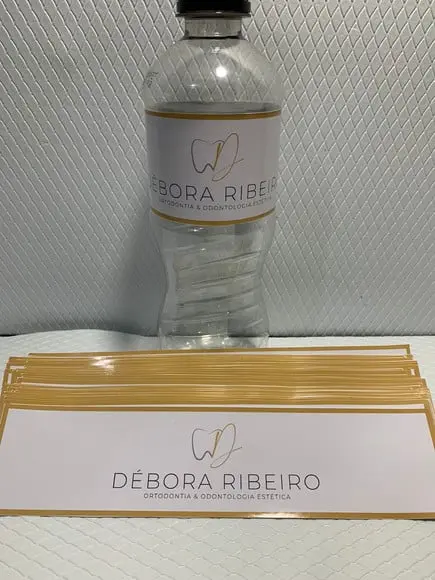 Rotulo Adesivo para Água Personalizado Empresa