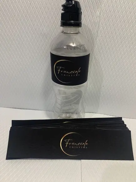 Rotulo Adesivo para Água Personalizado Empresa