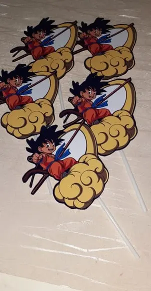 Toppers para Docinhos Dragon Ball Z