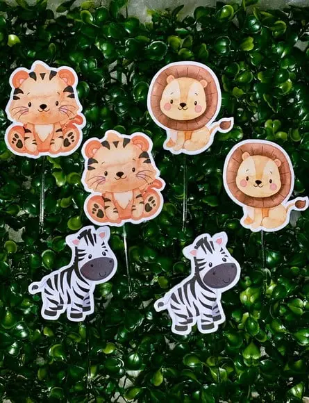 Toppers Para Docinhos Safari