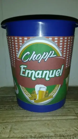 Baldinho para pipoca 1,lt Personalizado