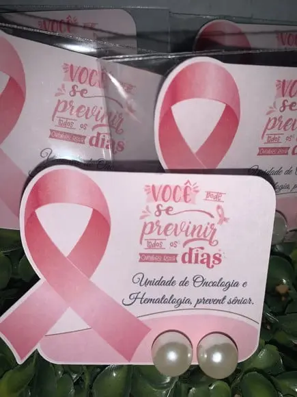 Brinco Personalizado Outubro Rosa