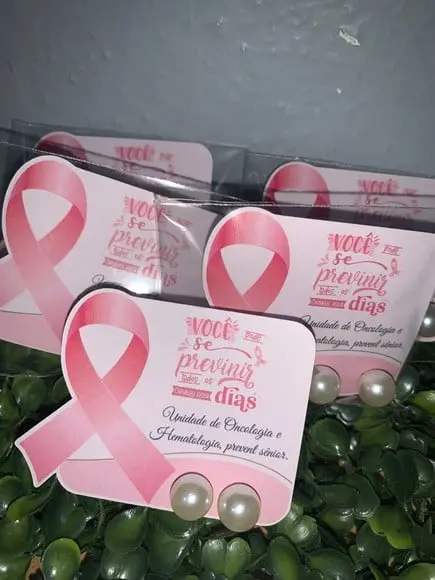 Brinco Personalizado Outubro Rosa