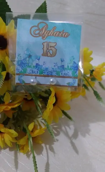 Brinco personalizado para 15 anos