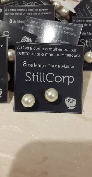 Brinco personalizado brinde Dia das Mulhres