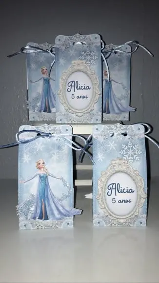 Caixa Saquinho Frozen