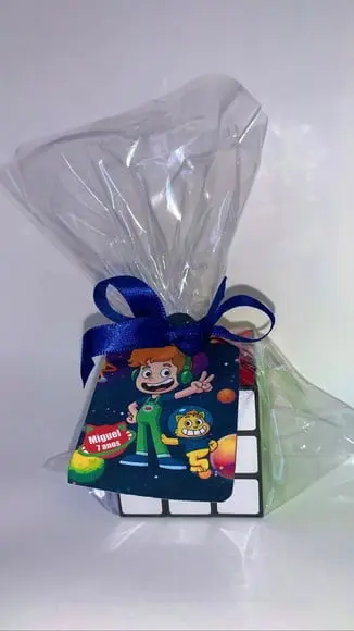 Cubo Mágico Personalizado Gato Galáctico