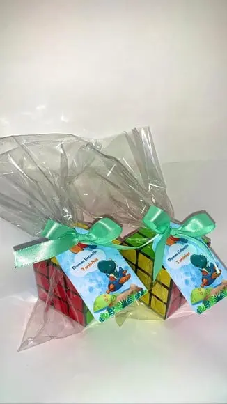 Cubo Mágico Personalizado Dino Baby