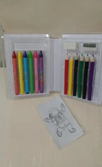Estojo de Pintura 18 Peças Unicórnio